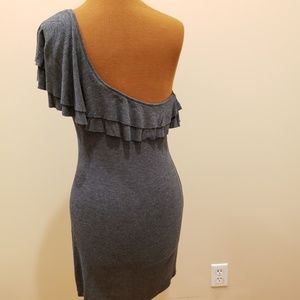Frenzy Tops - FRENZY One Shoulder Ruffle Shirt Frenzy Tops - FRENZY One Shoulder Ruffle Shirt